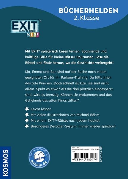 EXIT® - Das Buch, Bücherhelden 2. Klasse, Das Geisterkino