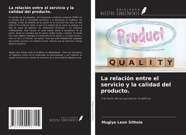 Produktbild: La relaci&oacute;n entre el servicio y la calidad del producto.