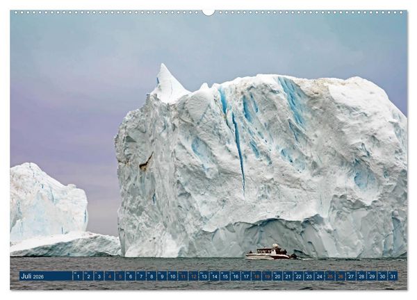 Produktbild: Berge aus Eis (Wandkalender 2026 DIN A2 quer), CALVENDO Monatskalender