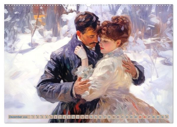 Produktbild: Zeichen der Liebe Impressionistische Bilder (Wandkalender 2026 DIN A2 quer), CALVENDO Monatskalender