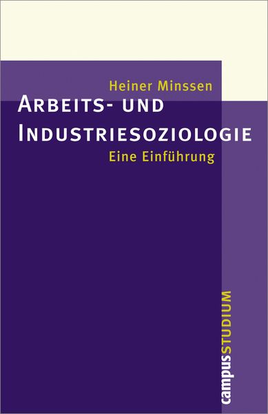 Produktbild: Arbeits- und Industriesoziologie