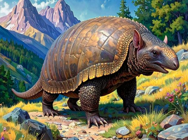 Produktbild: CALVENDO Puzzle Das Rieseng&uuml;rteltier (Priodontes maximus) kann bis zu 1,5 Meter lang werden. Leider ist es vom Aussterben bedroht. | 2000 Teile Lege-G