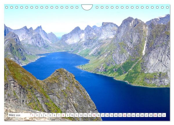 Produktbild: Norwegen - Unterwegs auf den Lofoten (Wandkalender 2026 DIN A4 quer), CALVENDO Monatskalender