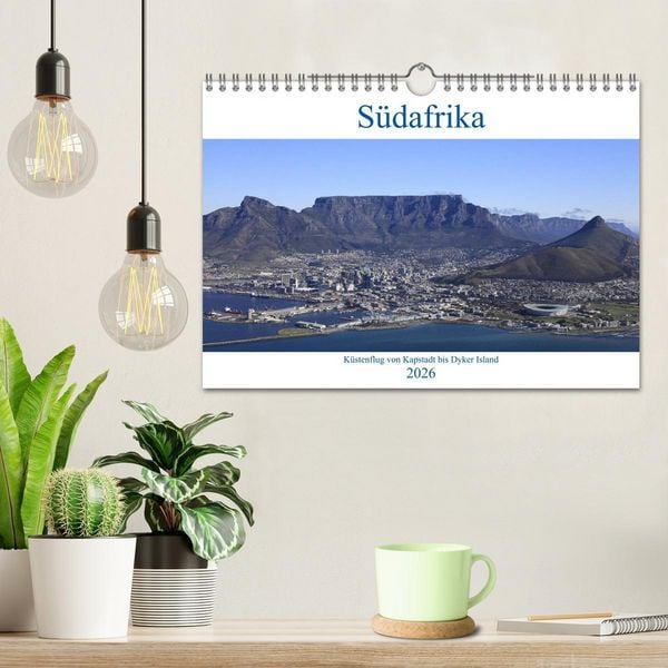 Produktbild: S&uuml;dafrika - K&uuml;stenflug von Kapstadt bis Dyker Island (Wandkalender 2026 DIN A4 quer), CALVENDO Monatskalender