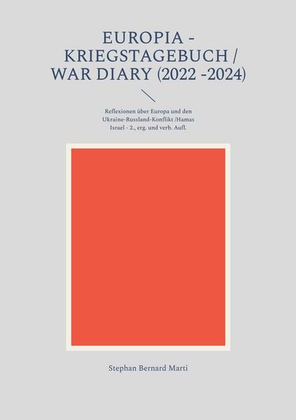 Produktbild: Europia - Kriegstagebuch / war diary 2022 -