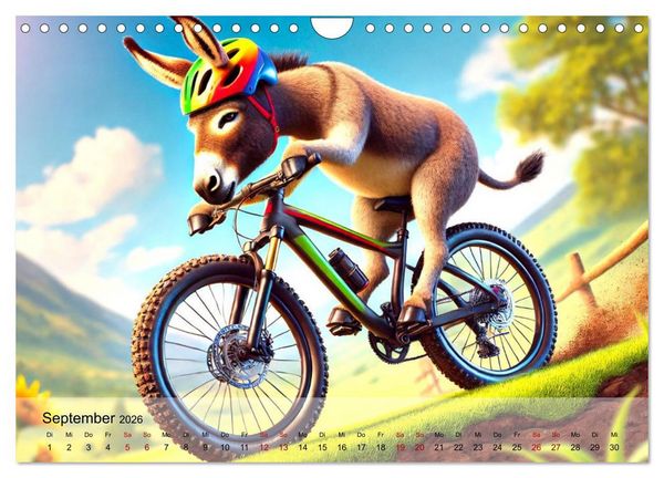 Produktbild: Tierische Illusionen - Humorvolle Tierfantasien (Wandkalender 2026 DIN A4 quer), CALVENDO Monatskalender