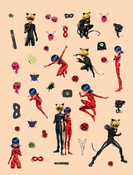 Produktbild: Miraculous: 1001 Sticker: Stickern &ndash; R&auml;tseln &ndash; Ausmalen