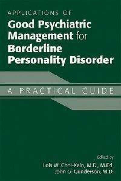 Produktbild: Applications of Good Psychiatric Management for Borderline Personality Disorder