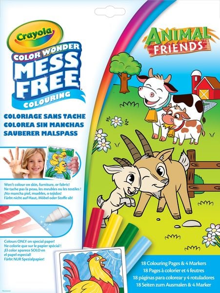 Produktbild: CRAYOLA - Color Wonder Malspass Tierfreunde