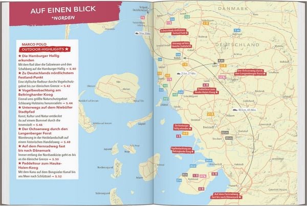 Produktbild: MARCO POLO OUTDOOR GUIDE Reisef&uuml;hrer Nordseek&uuml;ste Schleswig-Holstein