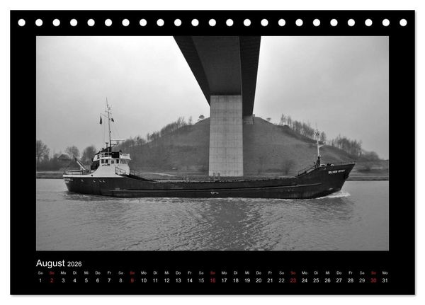 Produktbild: Alte Schiffe (Tischkalender 2026 DIN A5 quer), CALVENDO Monatskalender