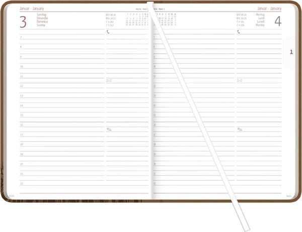 Produktbild: Buchkalender Nature Line Malt 2027