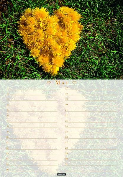 Produktbild: Herzlichst Geburtstagskalender