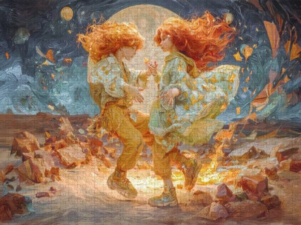 Produktbild: CALVENDO Puzzle Anmutige Menschen | 1000 Teile Lege-Gr&ouml;&szlig;e 64x48cm Foto-Puzzle f&uuml;r gl&uuml;ckliche Stunden