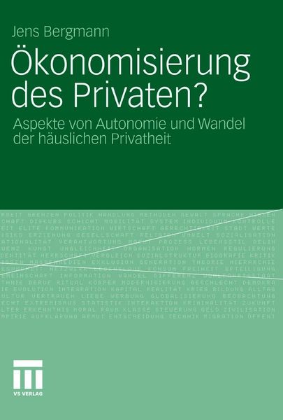 Produktbild: &Ouml;konomisierung des Privaten?