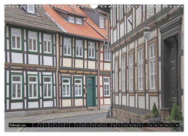 Produktbild: Wernigerode - Fachwerkstadt am Harz (Wandkalender 2026 DIN A3 quer), CALVENDO Monatskalender