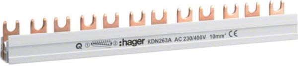 Hager KDN263A Phasenschiene 63A 1St.