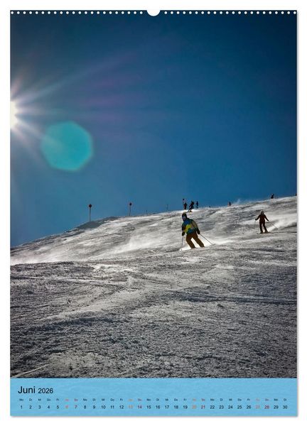 Produktbild: Endlich wieder Skifahren (Wandkalender 2026 DIN A2 hoch), CALVENDO Monatskalender