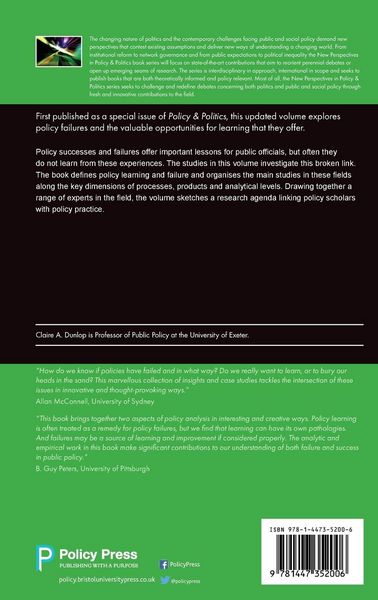 Produktbild: Policy Learning and Policy Failure