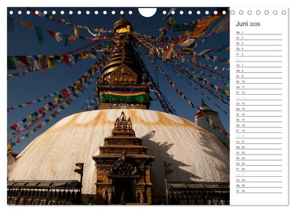 Produktbild: Nepal (Wandkalender 2026 DIN A4 quer), CALVENDO Monatskalender