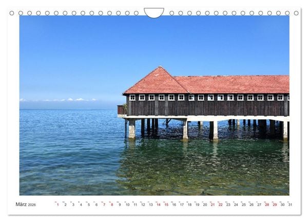 Produktbild: Unterwegs in der Schweiz: Wandern zu m&auml;rchenhaften Bergen und Seen (Wandkalender 2026 DIN A4 quer), CALVENDO Monatskalender