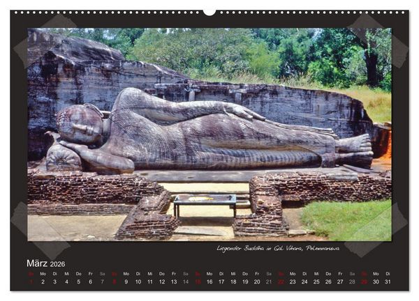 Produktbild: Sri Lanka anno 1986 (Wandkalender 2026 DIN A2 quer), CALVENDO Monatskalender
