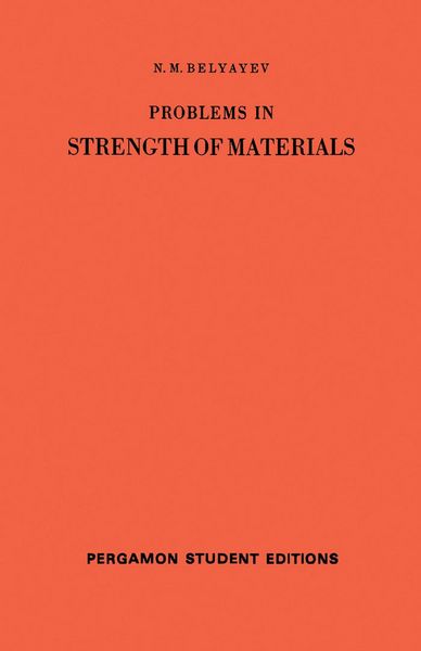 Produktbild: Problems in Strength of Materials