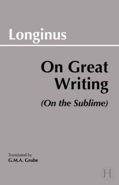 Produktbild: On Great Writing (On the Sublime)