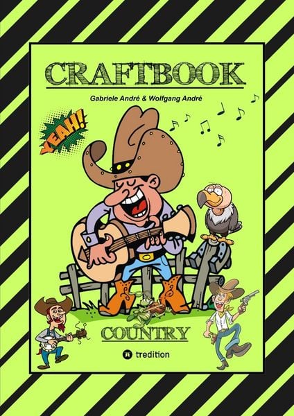 Produktbild: Craftbook - 100 Seiten Wilder Westen - Country Music - Cowboys & Cowgirls - Banditen - Indianer - Saloon - Pferde - Knifflige R&auml;tsel - Ausgaben