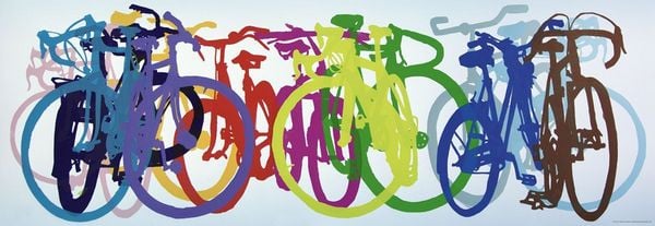 Produktbild: Colourful Row, Bike Art