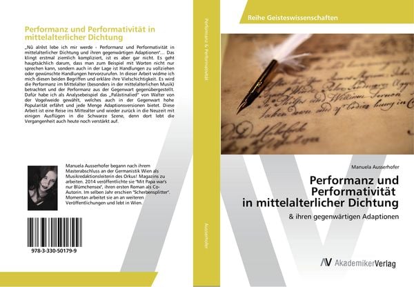 Produktbild: Performanz und Performativit&auml;t in mittelalterlicher Dichtung