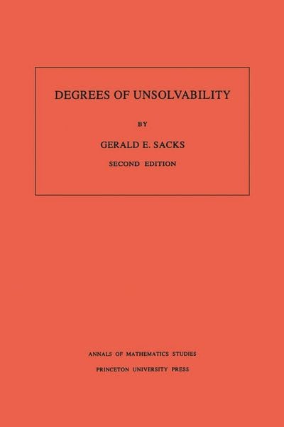 Produktbild: Degrees of Unsolvability