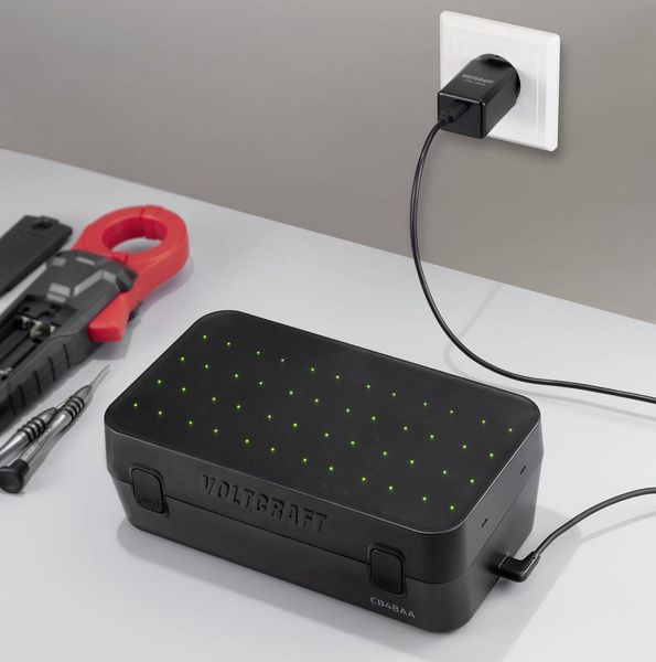 Produktbild: VOLTCRAFT CB48AAA Rundzellen-Ladeger&auml;t NiMH, LiIon Micro (AAA)