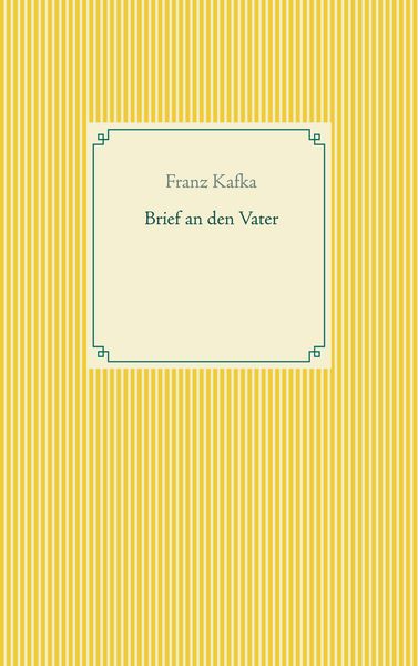 Produktbild: Brief an den Vater