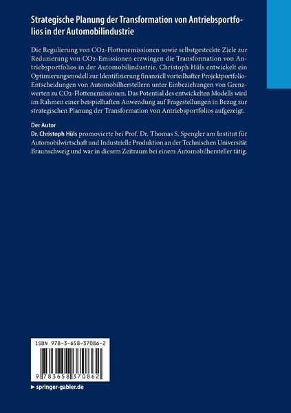 Produktbild: Strategische Planung der Transformation von Antriebsportfolios in der Automobilindustrie
