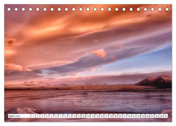 Produktbild: Island - faszinierende Landschaften im S&uuml;den (Tischkalender 2026 DIN A5 quer), CALVENDO Monatskalender