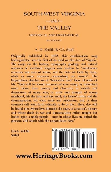 Produktbild: Southwest Virginia and the Valley