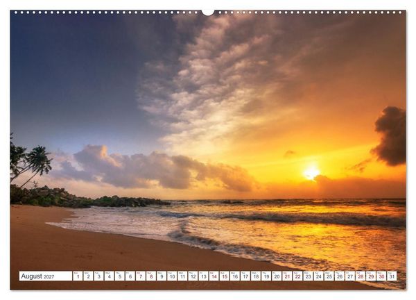 Produktbild: Beaches of the world (Wall Calendar 2027 DIN A2 landscape), CALVENDO 12 Month Wall Calendar