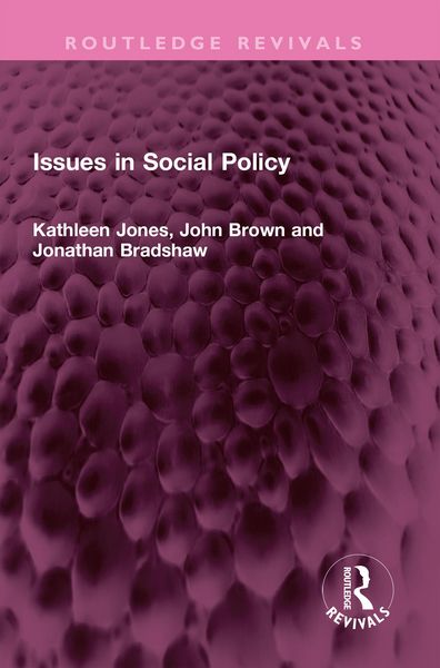 Produktbild: Issues in Social Policy