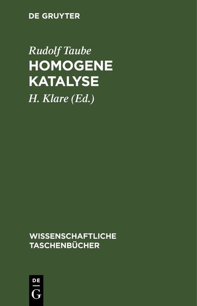 Produktbild: Homogene Katalyse