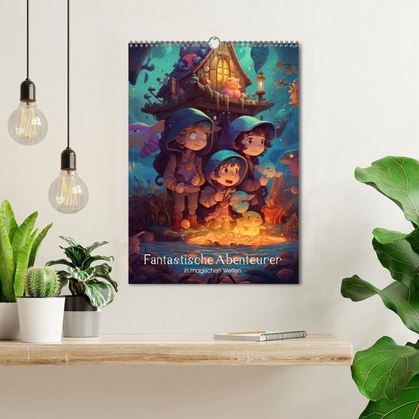 Produktbild: Fantastische Abenteurer in magischen Welten (Wandkalender 2026 DIN A3 hoch), CALVENDO Monatskalender