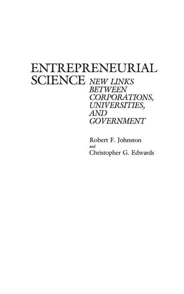Produktbild: Entrepreneurial Science