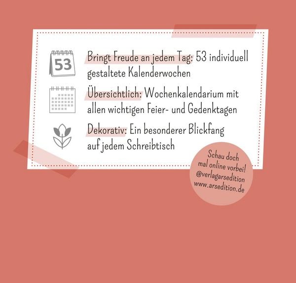 Produktbild: Mini-Wochenkalender Fehlt nur noch das Zelt, dann w&auml;re der Zirkus hier perfekt. 2027