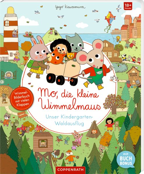 Mo, die kleine Wimmelmaus-Unser KiGa-Waldausflug (Buchbonus), Gebundene Ausgabe von Yayo Kawamura, Coppenrath Verlag GmbH & Co. KG, 2400005824720