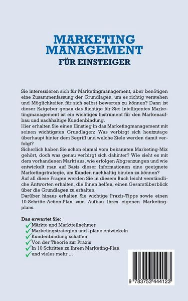 Produktbild: Marketing Management f&uuml;r Einsteiger: Wie Sie mit dem richtigen Marketingmanageme