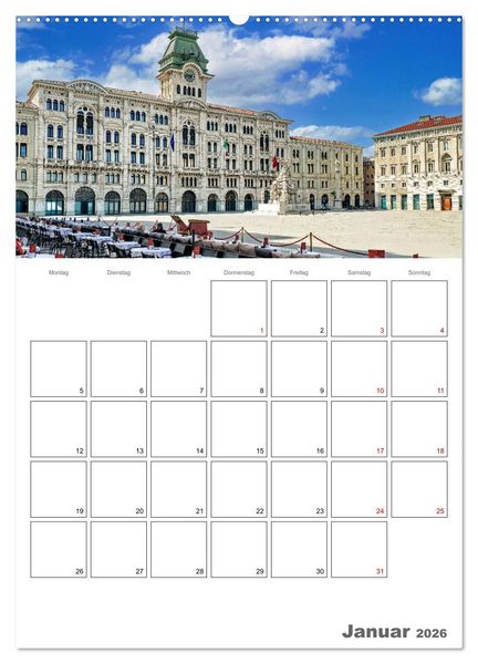 Produktbild: Italiens Sch&ouml;nheit - Terminplaner (hochwertiger Premium Wandkalender 2026 DIN A2 hoch), Kunstdruck in Hochglanz
