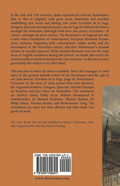 Produktbild: Spanish Poetry of the Golden Age, in Contemporary English Translations