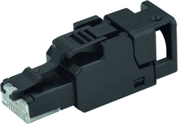 Produktbild: Teleg&auml;rtner 100023052 ungeschirmter feldkonfektionierbarer RJ45-Steckverbinder UFP8 T568B Cat.6A(IEC), AWG24/1-AWG23/1