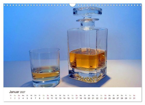 Produktbild: Whisky und Whiskey 2027. Sinnliche Impressionen (Wandkalender 2027 DIN A3 quer), CALVENDO Monatskalender