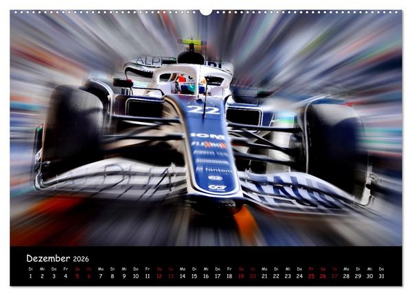 Produktbild: Formel 1 - Benzin im Blut (Wandkalender 2026 DIN A2 quer), CALVENDO Monatskalender